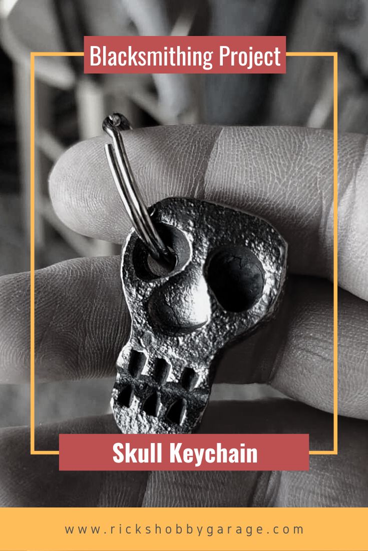 Blacksmithing Project - Skull Keychain