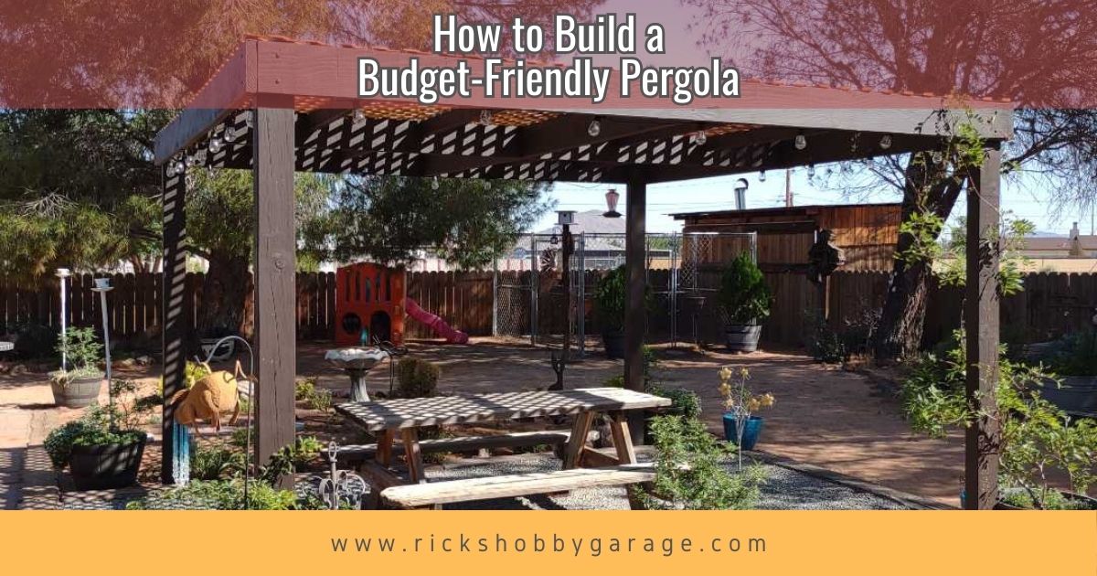 Visual Reference: How To Build A Budget Friendly Pergola