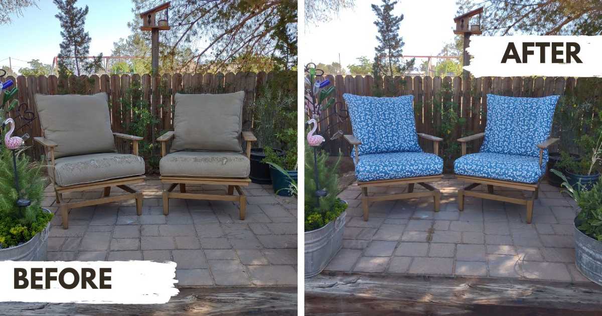 DIY Recovering Outdoor Cushions Rick's Hobby Garage