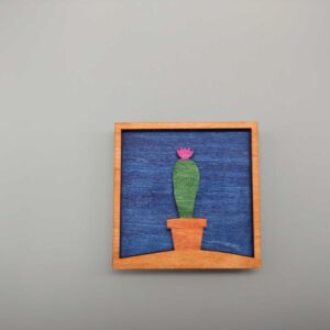 Cacti Themed Magnet - Potted