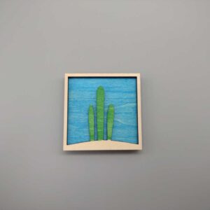 Cacti Themed Magnet - Columnar